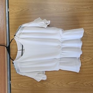 White H&M Women's short sleave